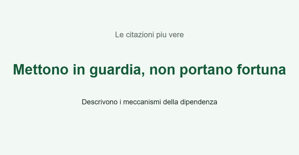 Grafica sulle citazioni sul gioco d azzardo