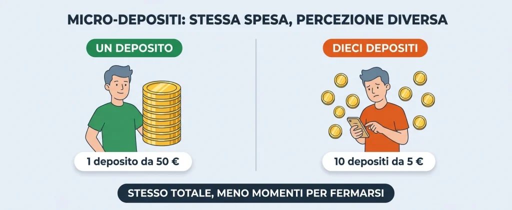 micro depositi casino deposito minimo 5 euro